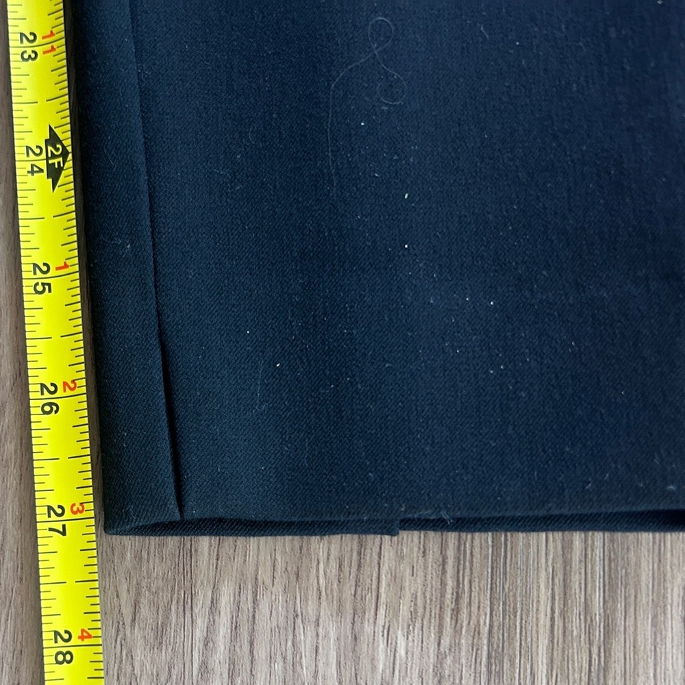 Reiss Tyne Black Skinny Zip Ankle Dress Pants - Picture 7 of 11